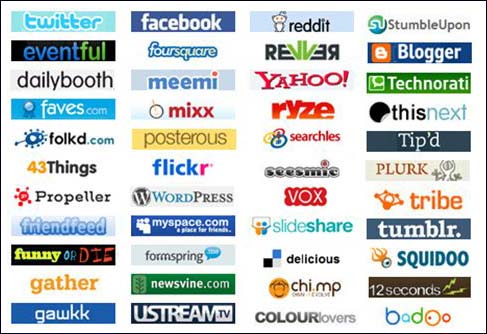 logos social media reseaux sociaux
