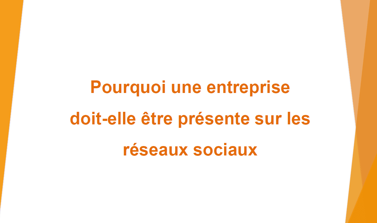 pourquoi etre sur les reseaux sociaux